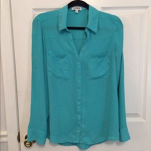 Express Portifino Blouse (aquamarine)